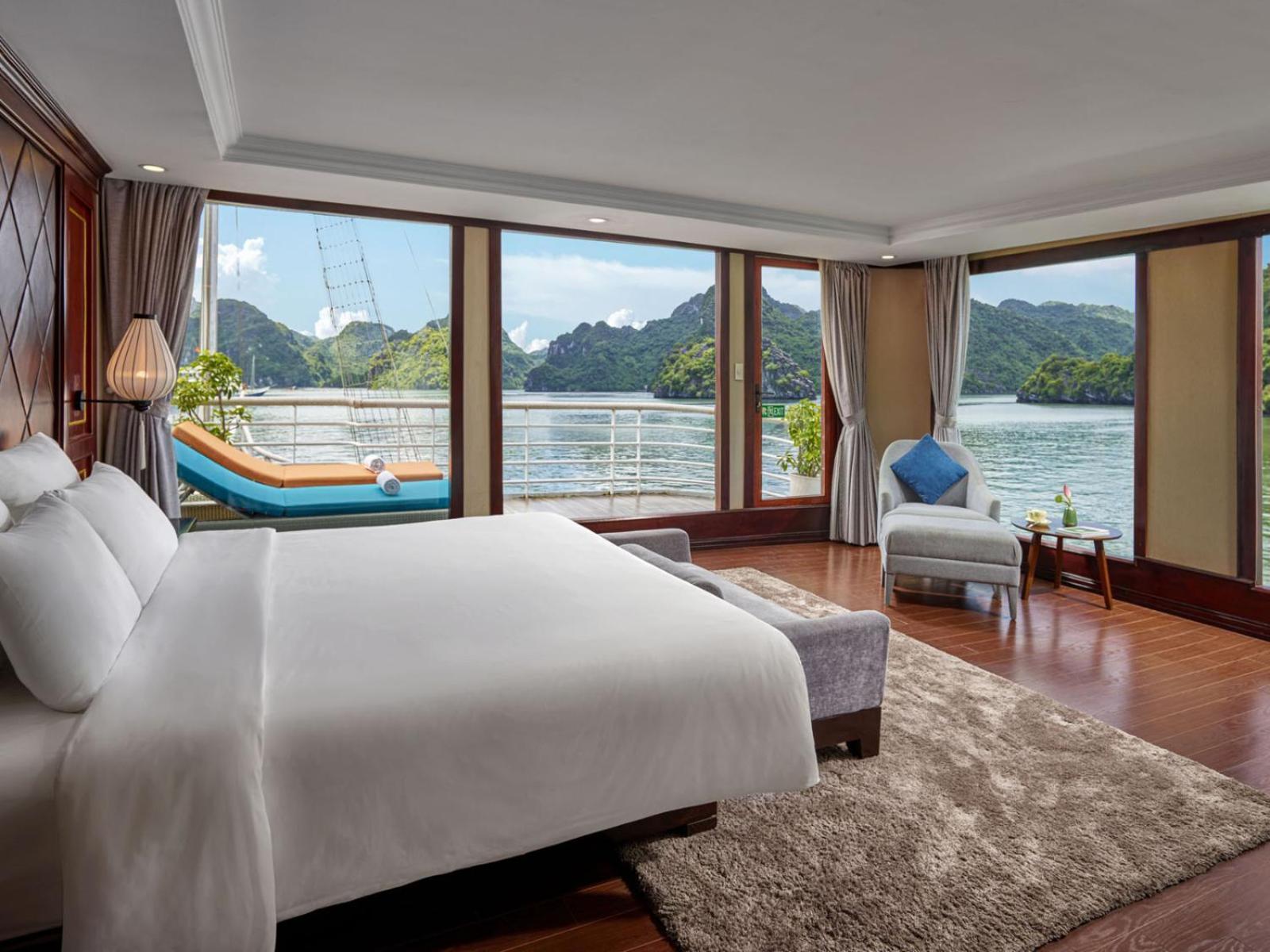 Lotus Boutique Cruise Hotell Ha Long Exteriör bild