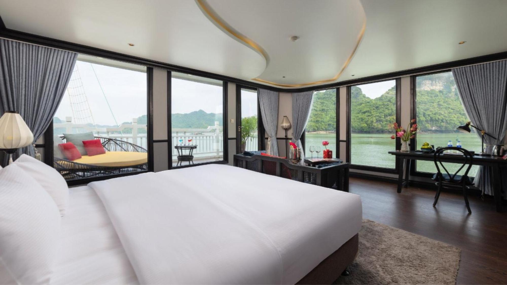 Lotus Boutique Cruise Hotell Ha Long Exteriör bild