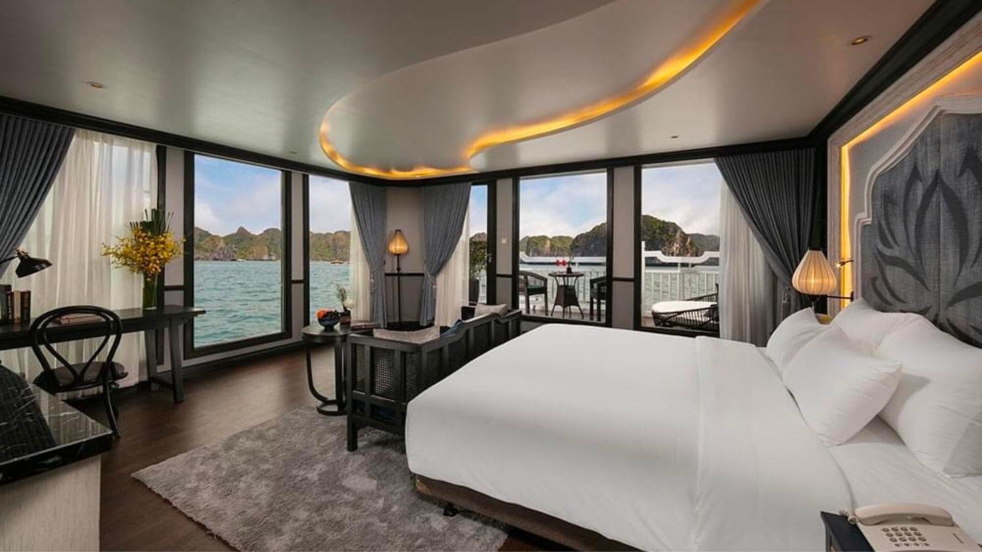 Lotus Boutique Cruise Hotell Ha Long Exteriör bild