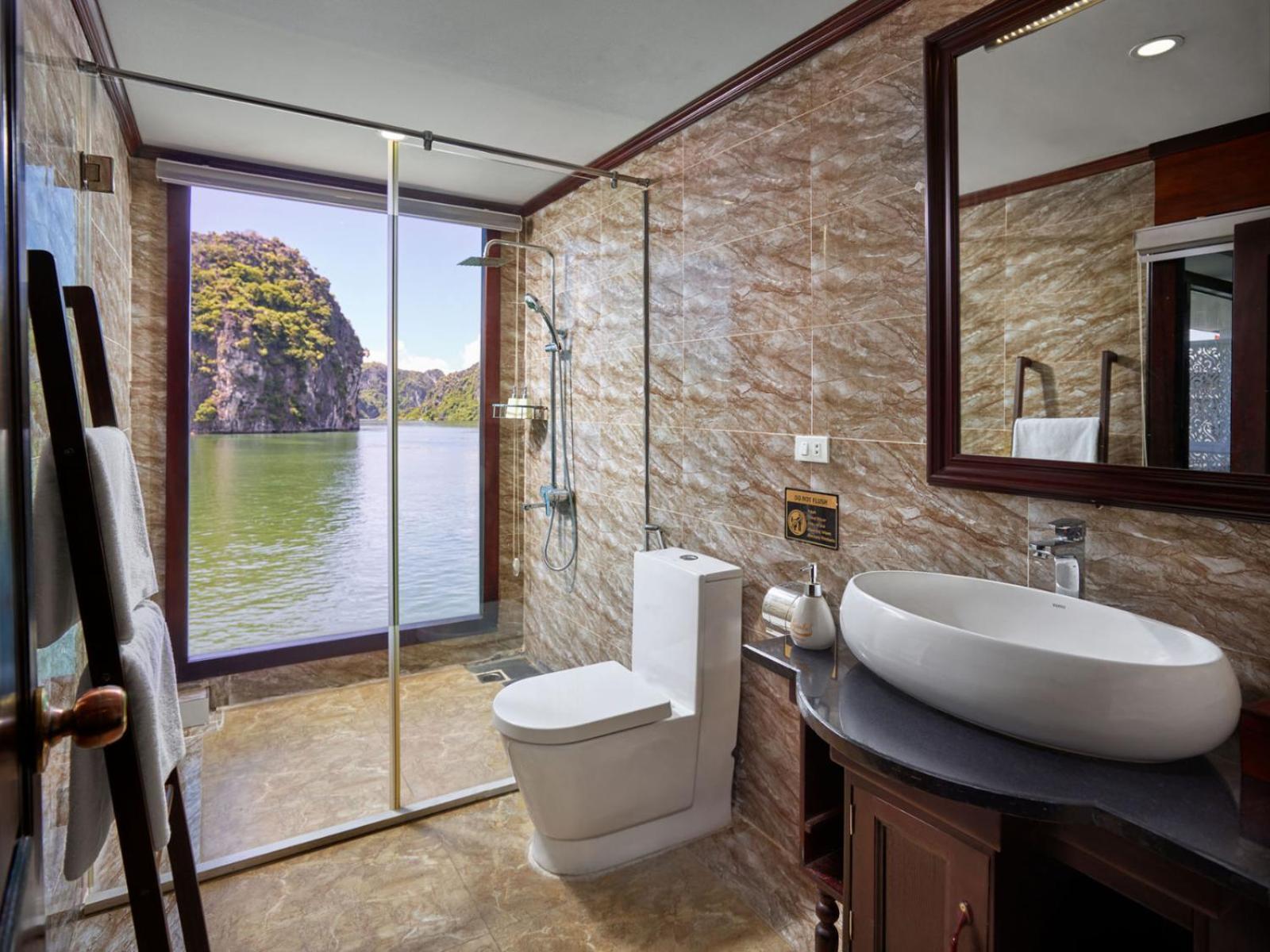 Lotus Boutique Cruise Hotell Ha Long Exteriör bild